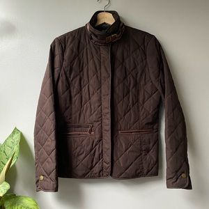 Ralph Lauren Brown Quilted Jacket